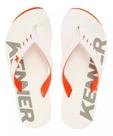 Chinelo Kenner DNN-09 Red - Branco/Laranja