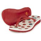 Chinelo Kenner Ibiza Tomates Feminino - Branco e Vermelho