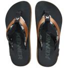 Chinelo Kenner Kivah Army Camuflado Preto Marrom Crepe