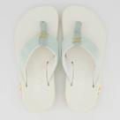 Chinelo Kenner Kivah Branco e Turquesa
