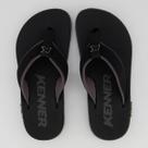 Chinelo Kenner Kivah Cushy Preto e Cinza