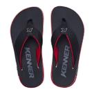 Chinelo Kenner Kivah DVD-02 Masculino - Preto/Vermelho