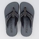 Chinelo Kenner Kivah Full Force Cinza e Preto