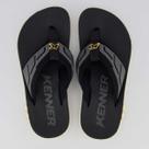 Chinelo Kenner Kivah Full Force Preto e Branco