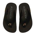 Chinelo Kenner Kivah Infantil Preto Dourado