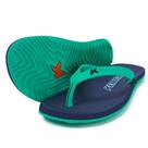 Chinelo kenner New Summer Azul Marinha e Verde