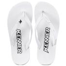Chinelo Kenner New Summer Branco e Preto - Masculino