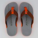 Chinelo Kenner NK6 Cinza e Laranja Chinelo Kenner NK6 Cinza e Laranja