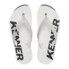 Chinelo kenner red branco dnn-19