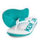 Chinelo Kenner Red - Branco e Verde Esmeralda