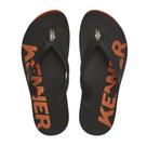 Chinelo kenner red preto/laranja dnn-07