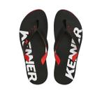 Chinelo Kenner Red PVC Masculino Dedo Beach Tira Larga Conforto Original -