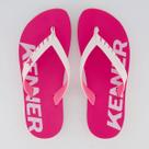 Chinelo Kenner Red Rosa e Branco