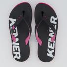 Chinelo Kenner Red Rosa e Preto