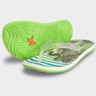 Chinelo Kenner Summer Tropicalia Masculino - Branco e Verde - 43