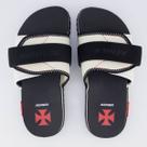 Chinelo Kenner Vasco Kivah Slide Preto e Branco