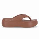 Chinelo Marshmallow Flatform C246003 - Chocolate