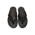 Chinelo mas couro preto soul - democrata