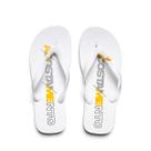 Chinelo Masculino Acostamento Flip Flop Correia Larga Cor:BrancoTamanho:41/42