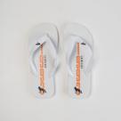 Chinelo Masculino Acostamento Neon Wolf Branco