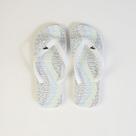 Chinelo Masculino Acostamento Stamp Curve Branco