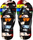 Chinelo Masculino Akatsuki Personagens Anime Estiloso Macio e Confortável