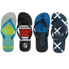 Chinelo Masculino Borracha Bico Redondo Polo Culture Kit 4
