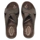 Chinelo Masculino Calce Fácil Couro Dia a Dia Pegada