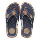 Chinelo Masculino Cartago Lyon IV Bege/Azul/Castor 12531