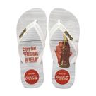 Chinelo Masculino Coca-Cola Cc4422 Wood Bottle Branco Chinelo Masculino Coca-Cola Cc4422 Wood Bottle Branco