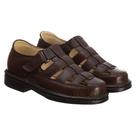 Chinelo Masculino Comfort Couro Nobre Ultra Confortável Tamanho:39 BRCor:Café