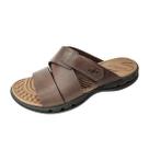 Chinelo Masculino Couro Confortável Tira Autocolante Itapuã