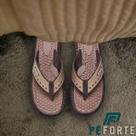 chinelo Masculino Couro Pe Forte Confortavel Original