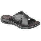 Chinelo Masculino Couro Preto Pegada 131661-06