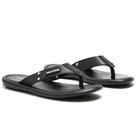 Chinelo Masculino Couro Tiras Largas Dia a Dia Moderno