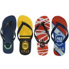 Chinelo Masculino Dedo Borracha Redondo Polo Culture Kit 4