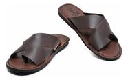 Chinelo Masculino Dedo Florida 305 Confort Em Couro Legitimo