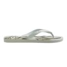 Chinelo Masculino Dedo Havaianas Aloha Branco E Verde