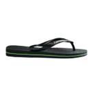 Chinelo Masculino Dedo Havaianas Brasil Logo Preto