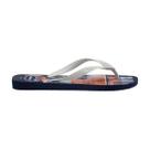 Chinelo Masculino Dedo Havaianas Top Atletic Branco E Azul