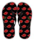 Chinelo Masculino Estampa Naruto Akatsuki Modelo Adulto Estiloso Macio e Confortável