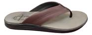 Chinelo Masculino Freeway Canastra Em Couro Confortavel