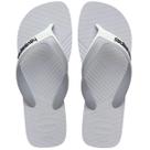 Chinelo Masculino Havaianas Dual FC Branco Gelo - 4145602 Chinelo Masculino Havaianas Dual FC Branco Gelo - 4145602