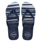 Chinelo Masculino Havaianas Top Basic Listras Marinho e Branco