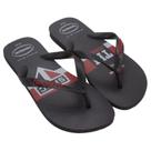 Chinelo Masculino Havaianas Top Times São Paulo - Preto