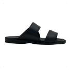Chinelo Masculino Italianinho Slide Todo Em Couro 30110