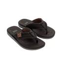 Chinelo Masculino Lyon II Marrom/Verde Cartago
