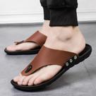 Chinelo Masculino Marrom - Confortável, Antiderrapante, para Praia e Banheiro