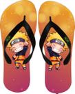 Chinelo Masculino Naruto Estampado Modelo Adulto Casual Estiloso Macio e Confortável