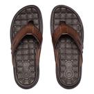 Chinelo Masculino Pegada Amortech Couro Marrom Pinhão